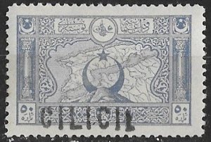 Cilicia # 14 Map - Overprint on Turkey  428   (1) Unused