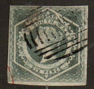 New South Wales 29a. Wmk. 49. Used