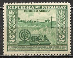 Paraguay; 1944: Sc. # C135: *+/MLH Single Stamp