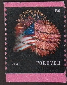 # 4868 USED FORT McHENRY FLAG AND FIRE WORKS