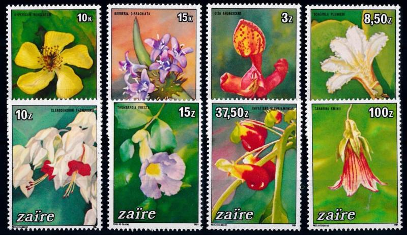 [67244] Zaire 1984 Flora Flowers Blumen  MNH