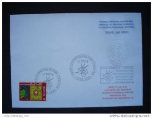 URUGUAY FDC COVER topic Fauna Switzerland dove bird