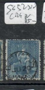 BARBADOS  BRITANNIA     SG 52   CDS      VFU   COPY 3  P0309H