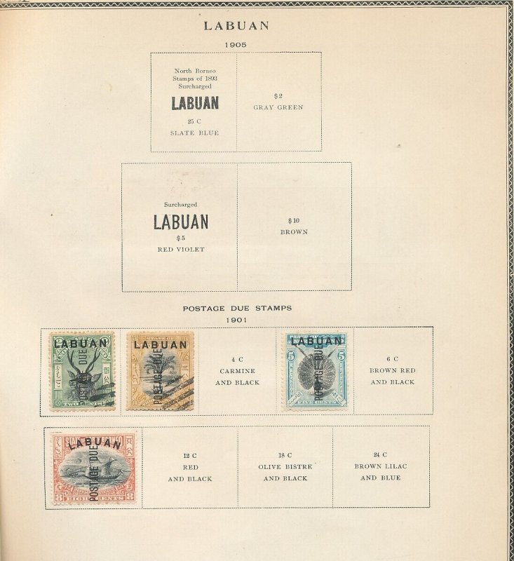 Commonwealth Malta Labuan Jamaica Gilbert Ellice EVII/GV M&U(50+) KRA1413