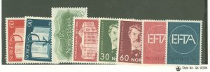 Norway #490/501 Unused Single (Complete Set)