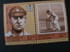 ​ST.VINCENT-GRENADINES 1984-SC#414-5 -CRICKET PLAYERS--PAIRS- MNH- VERY FINE