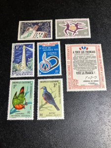 New Caledonia Scott 341-47 Mint