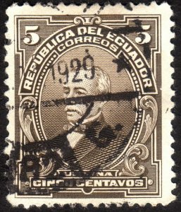 1928, Ecuador 5c, Used, Sc 209