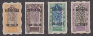 Niger - 1921 - SC 18-21 - MH - High values