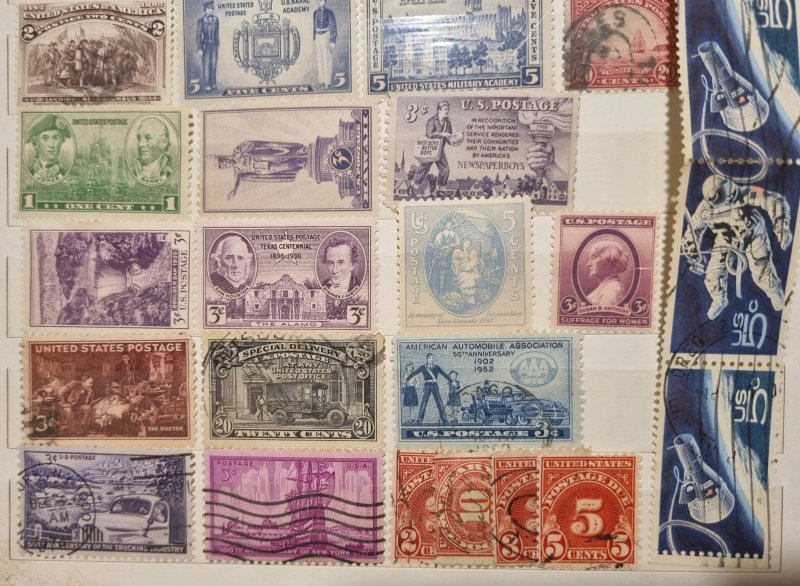 USA old lot some mint and some used #1067