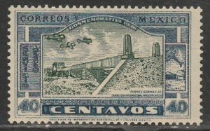 MEXICO C79, 40¢ HIGHWAY INAUGURATION. MINT, NEVER HINGED. VF.