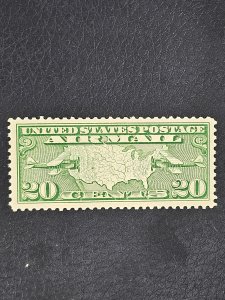 US C9 20 cent Air Mail Original flawless gum never hinged