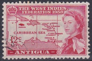 Antigua Sc #124 Used