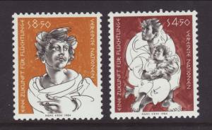 UN Vienna 44-45 Refugees MNH VF