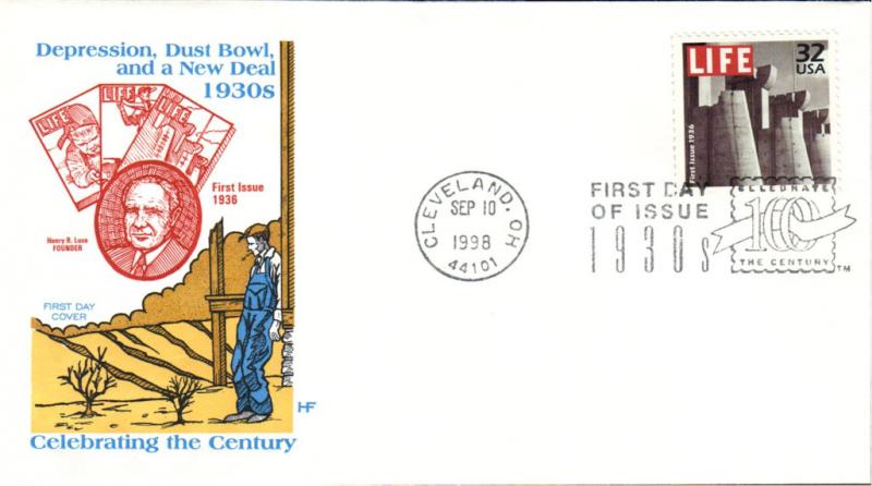 #3185c LIFE Magazine Farnam FDC