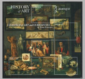 LIBERIA - 2013 HISTORY OF ART / PAINTING - MIN. SHEET MINT NH