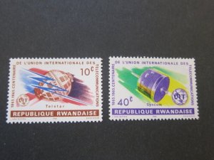 Rwanda 1965 Sc 109-10 MNH