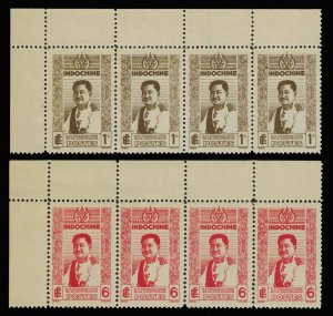 Indo-China Scott 227-228 Unused no gum as issued.