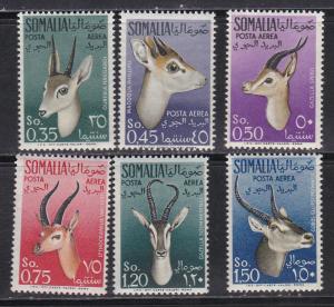 Somalia, # C40-45, Animals,  Mint NH, 1/2 Cat.