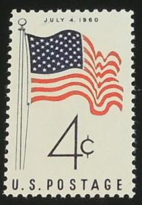 1960 4c 50-Star Flag Scott 1153 Mint NH