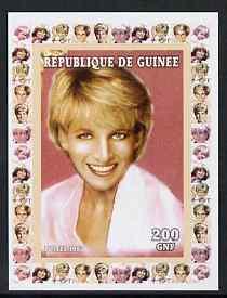 Guinea - Conakry 1997 Princess Diana 200f series #3 imper...