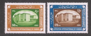Afghanistan Scott 512-13 MNHOG - 1961 Kabul International Exposition- SCV $0.95