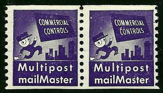 TD91 F-VF Test/Dummy Pair Commercial Controls Multipost Mailmaster MNH