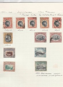 north borneo 1897 various perf  stamps ref  r8213