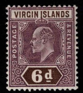 Virgin Islands  Scott 34 MH* KEVII 1904 CV  $4.75