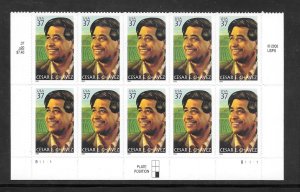 #3781 MNH Plate Block & Copy Block of 10