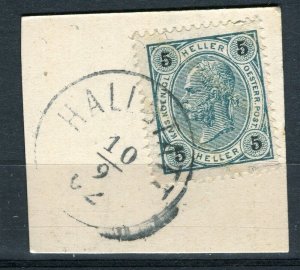 AUSTRIA; 1890s-1900s early F. Joseph issue fine used Full Postmark PIECE