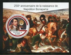 GUINEA 2019 250th BIRTH OF NAPOLEON BONAPARTE SOUVENIR SHEET MINT NEVER HINGED