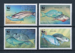 [53876] Grenada Carriacou 2001 Marine life fish WWF  MNH