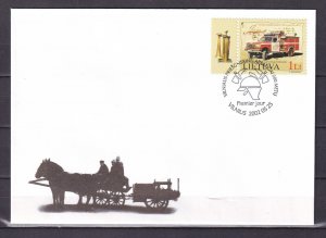 Lithuania Litauen 2002 Anti Fire Protection Vilnius 200 th Anniversary FDC Cover