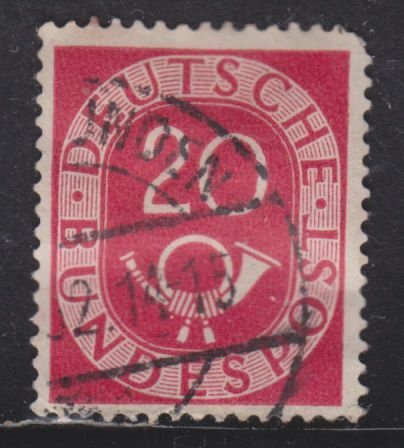 Germany 677 Post Horn 20pf 1951