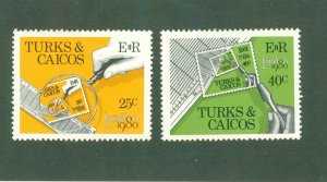 TURKS _ CAICOS 431-2 MH BIN$ 0.75