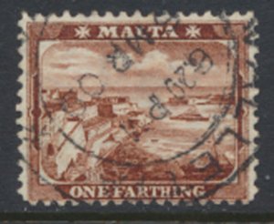 Malta SG 31  SC# 19*   Brown   Used please   see details and scans 1901      ...