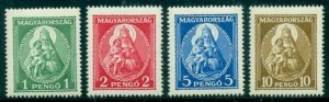 HUNGARY #462-5, Madonna set complete og NH VF