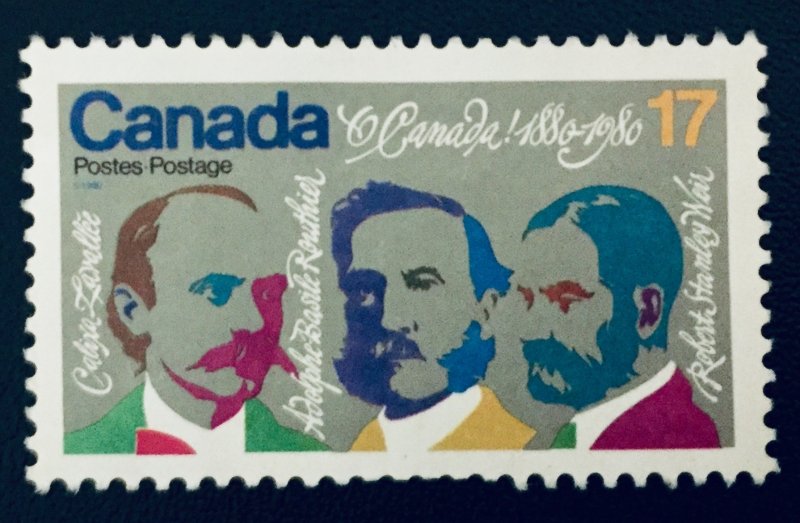 Canada #858 17¢ O Canada - Composers (1980). Unused. NG