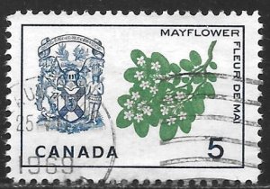 Canada 420: 5c Nova Scotia, Mayflower, used, VF