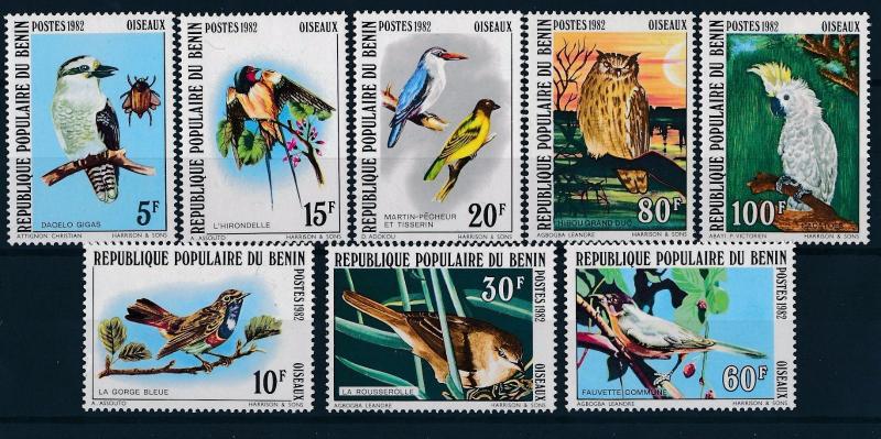 [64369] Benin 1982 Birds Owl Parrot  MLH