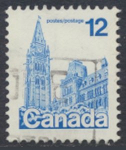 Canada  SC# 714  Used  Ottawa 13 x 13½   see  details & scans