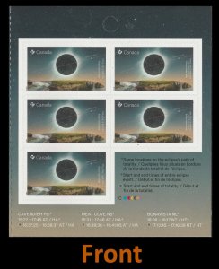 Canada 3418 Total Solar Eclipse pane 5 B MNH 2024