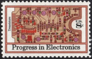 SC#1501 8¢ Progress in Electronics: Transistors (1973) MNH