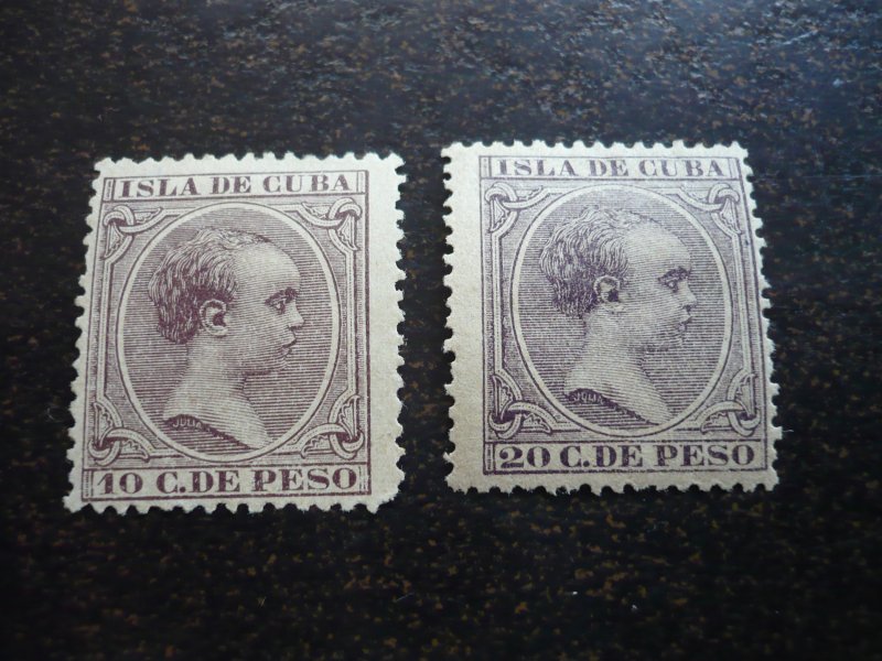 Stamps - Cuba - Scott# 133,136,140,145,147,153 - MH - Partial Set of 6 Stamps