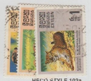 Ceylon - Sri Lanka Scott #440-441-442 Stamp - Used Set