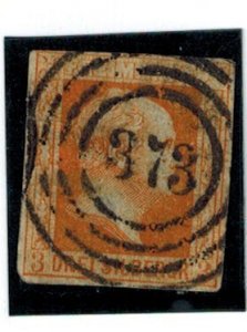 Prussia 8 used VF  beautiful cork cancel