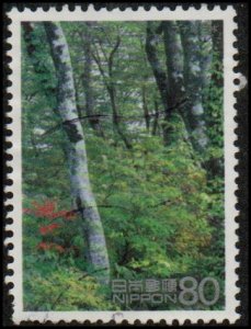 Japan 2453 - Used - 80y Virgin Beech Forest (1995) (cv $0.55)