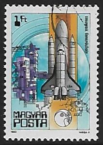 Hungary # 2743 - Shuttle Columbia - used -  (GR23)