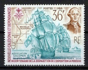 New Caledonia 571 MNH Maps Ships La Perouse ZAYIX 0524S0411